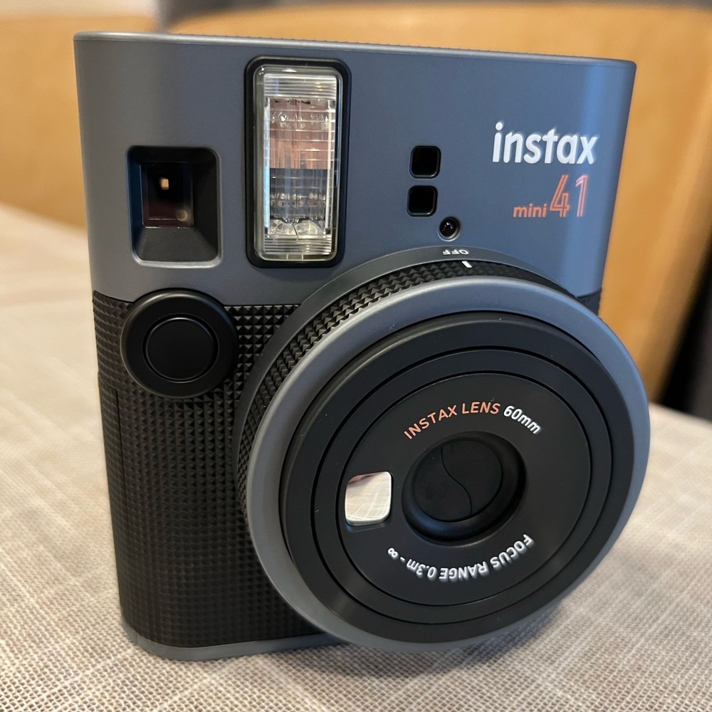 Instax Mini 41 Camera - Charcoal and Black
